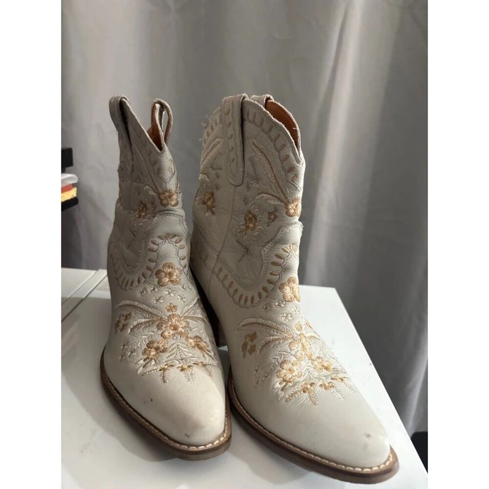 DINGO women’s Primrose Western Booties snip toe - Picture 6 of 8
